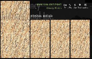 600x1200 mm Fossil Series Glossy GVT/PGVT Tiles