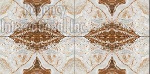 600x1200 mm Bookmatch Series Polished Glazed Vitrified Floor Tiles