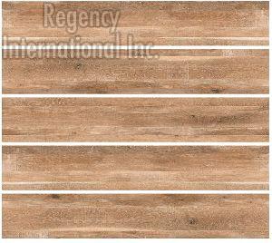 200x1200mm Wood Strip Glazed Vitrified Floor Tiles