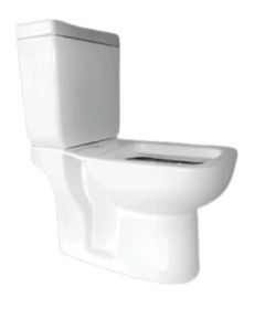White Ceramic Floor Mounted Toilet Seat