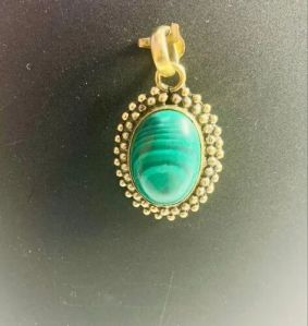 Green Brass Pendant