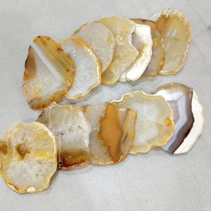 Natural Agate Stone Slices