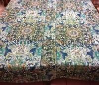 Cotton Thread Work Kantha Bed Cover