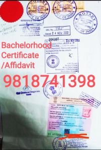 Bachelorhood Certificate Attestation Service