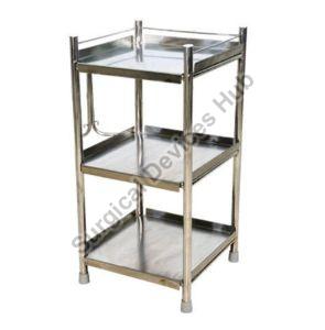 Stainless Steel Hospital Bedside Table