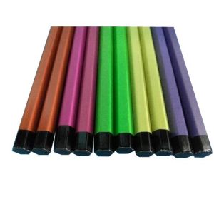 Fluorescent Velvet Wooden Pencils