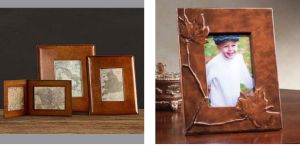 leather picture frame