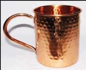 Copper Hammered Mugs