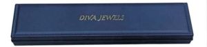 Navy Camry Leather Chain Jewellery Box