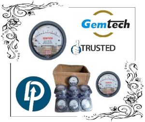 gemtech range 0-250 mm differential pressure gauges