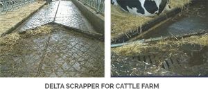 Delta Scrapper For Cattle Farm