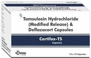 Deflazacort 30 Mg + Tamsulosin 0.4 Mg Modified Release