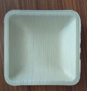 4.5 Inch Areca Leaf Square Plates