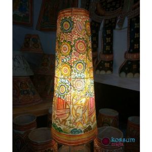 Leather Hand Painted Lamp Shades