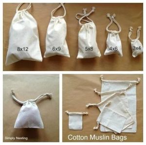 cotton muslin bags