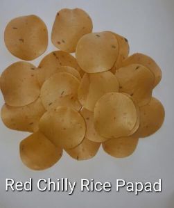 Red Chilli Rice Papad