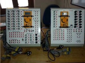 White Electronic Control Unit Tester
