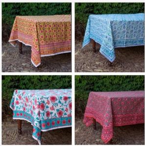 Block Printed Table Cloths