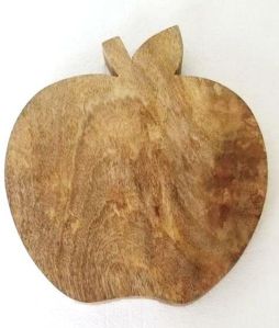 apple shape wooden chopping board