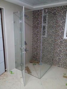 Glass shower panel