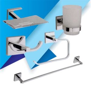 QU-1404 Fitwell 5 Piece Complete Bathroom Set