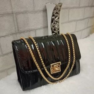 Women Glossy Slingbag