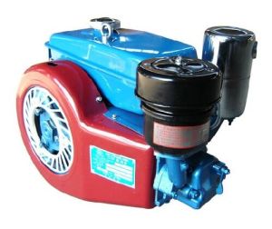 Portable air cooled diesel engine