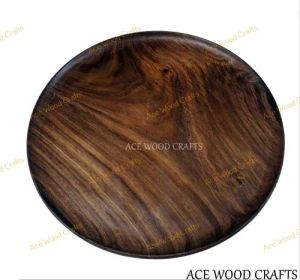 Brown Wooden Plates