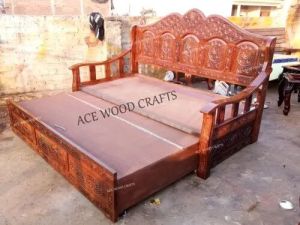 Teak Wood Sofa Cum Bed