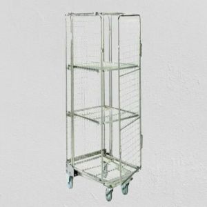 Mild Steel Nestable Roll Cage Trolley