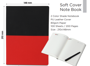 PU Leather Cover Soft Cover Notebook