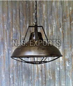Industrial Dome Cage Hanging Lamp