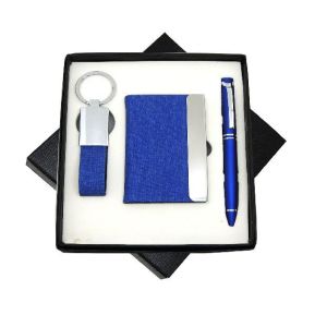 Designer 3 in 1 Gift Set Royal Blue corporate Gifting Set