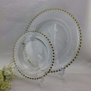 Glass charger plate