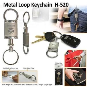 Metal Loop Keychain