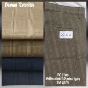 Trouser Printed Lycra Fabric