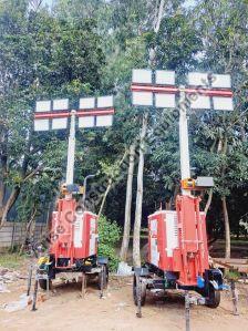 7.5 Kva Air Cooled Genset Mobile Light Tower
