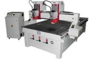 Double Head CNC Router Machine with Vacuum Bed