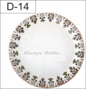 double coating 12 inch melamine deluxe thali