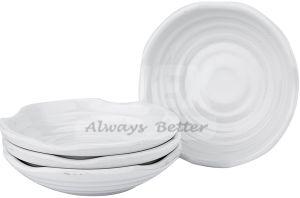 Melamine Chat Plate Waves 5\