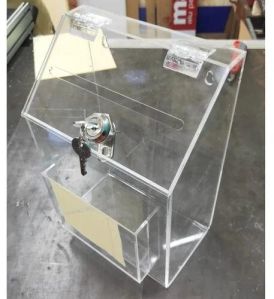 acrylic donation box