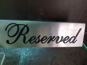 stainless steel nameplate