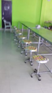 Stainless Steel Canteen Table 8 seater