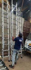 Aluminium Railing Step Ladders