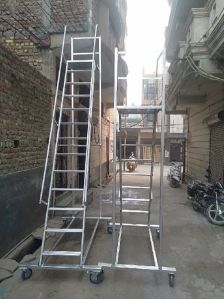 Aluminium Trolley Ladder
