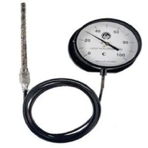 Mercury In Steel Dial Thermometer