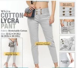 cotton lycra pant