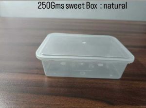 250 gm Plastic Sweet Box