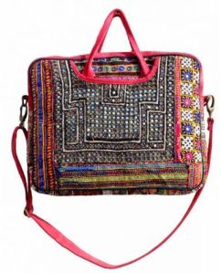 BANJARA LEATHER LAPTOP HANDBAG