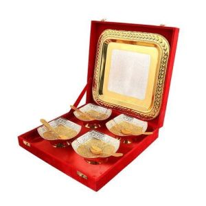 Plated Brass Bowls Set